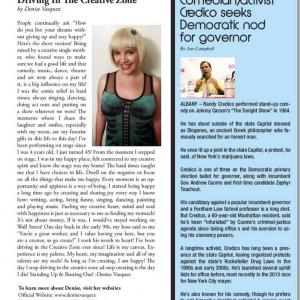 Denise Vasquez Featured in The Stand Up Magazine