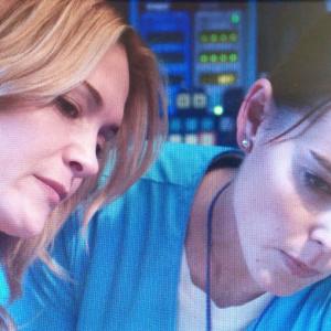 Still from Patient Killer, Keri Maletto as Nurse with Victoria Pratt as Victoria Wrightmar