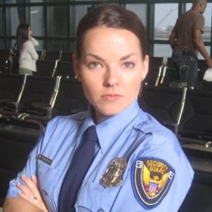 Keri Maletto as TSA Agent D.White in America's Most Wanted re-enactment.