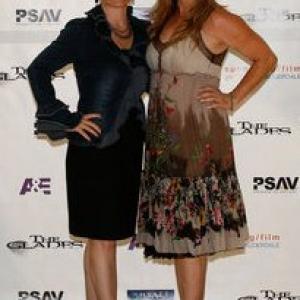 Keri Maletto alongside actress Laurel Giacomino at The Glades Television Series Premiere Party in Florida