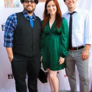 Shaela at the 7th Annual HollyShorts Film Festival where Hollywood Superhero was an official selection with director Jonathan Pezza and produceractor Philip Gray