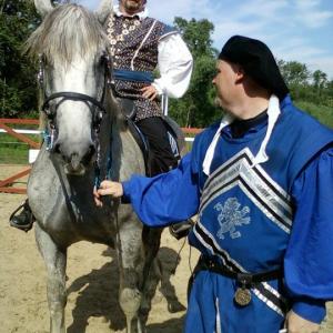Bill Stoneking stars as King William at the 2011 Silverleaf Renaissance Faire in Battle Creek Michigan