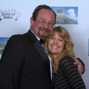 Bill Stoneking and Costar Laura Atwood at the Divorced Dudes Chicago World Premiere and Red Carpet Event October 19th 2012 in Chicago IL