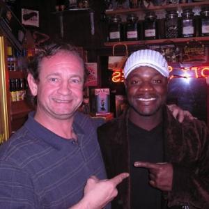 Out playing Bill Stoneking and Comedian Major make an appearance together at Cigars and Stripes Comedy Club in Berwyn IL