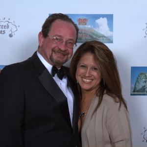 Bill Stoneking and Angie Pea at the Divorced Dudes Chicago World Premiere and Red Carpet Event October 19th 2012