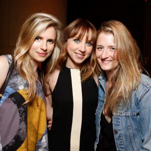 Zoe Kazan Brit Marling and Grace Gummer at event of Rube Sparks 2012