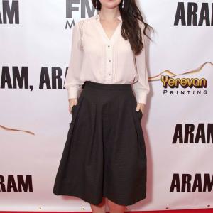 Amy Sanders at the opening of Aram Aram in theaters.