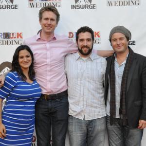 Still of Anders Bard, Couper Samuelson, Nick Weiss and Gabriela Revilla Lugo in Drunk Wedding (2015)