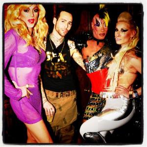 PARTY LIKE A PORNSTAR Charity Event Pictured SHERRY VINE GUNNER POWER INFINITI  ERIKA AKIRE