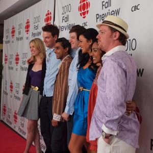 The Cast of CBC's Men With Brooms at CBC's Fall Launch in Toronto, ON.