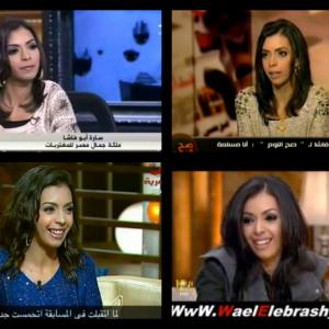 Stills from the multiple Egyptian talk shows Ive appeared on