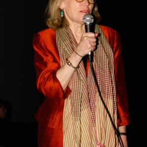 Director Janet P Gardner speaking at a screening of Lost Child  Sayons Journey