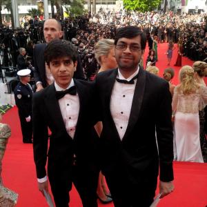 Shashank Arora and Kanu Behl at the Opening Ceremony red carpet at the Cannes Film Festival 2014 for their film 'Titli'