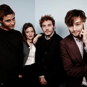 Holliday Grainger, Max Irons, Douglas Booth and Sam Claflin at event of The Riot Club (2014)