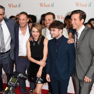 Michael Dowse, Daniel Radcliffe, Zoe Kazan, Jeff Arkuss, David Gross and Jesse Shapira at event of The F Word (2013)