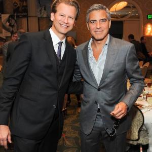 Marcello Coltro and George Clooney at the AFI Awards 2013