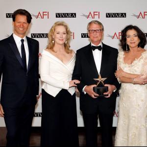 Marcello Coltro Meryl Streep and Betty Faria honoring Mike Nichols at the 38th AFI Life Achievement Award