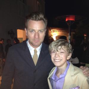 Gabe and Ewan McGregor in Cannes