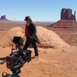 Filming in Monument Valley Az