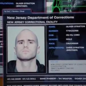Bank robber Oliver Stratton Center played by Seth Laird Criminal Minds Season 7 Episode 23
