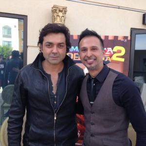 with Bollywood Actor Bobby Deol