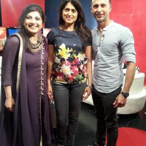 With co host for One Central Nazysh and ActressVJ Rishma Malik