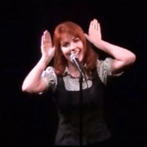 Being a Gremlin during one of my stand-up sets.