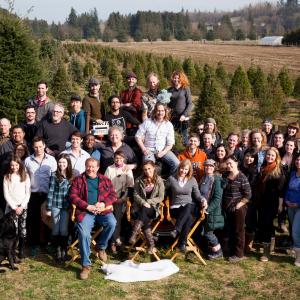 Still of Lacey Chabert, David Winning, Holly Atchison, Richard Flower, Tamara Jones, Eric Keenleyside, Anthony C. Metchie, Corey Sevier, Jim Thorburn, Michelle Samuels, Amanda Wowryk, Lini Evans, Graham Talbot, Nelson Talbot, Michael Yeung, Björn Hermannes, Alisha Newton, Collin Morrison, Linda Crain, Leah Cuff, Clint Novak, Joyce Tu, Meredith Garstin, Yasmeene Ball, Amy Hetland, Gabriel Zamora and Jordan Droho in The Tree That Saved Christmas (2014)