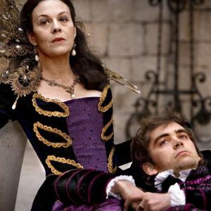 Still of Helen McCrory and Alex Price in Doctor Who 2005