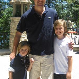Tristian on 2011 Lake Socoor set w/Chris O'Donnell & brother Gabriele
