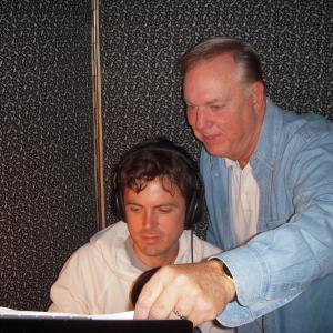 Recording session with Casey Affleck for History Channel's AIR WAR in HAD