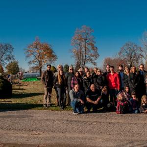Cast and crew of the short film Falling For You by 12 Disciples, Productionmark and m & s Marshall Productions