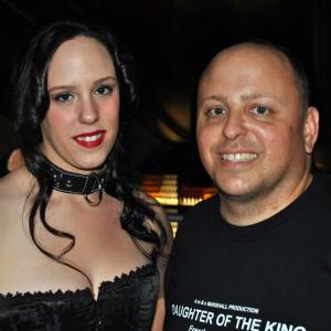 Daughter of the King Lead Actress Debra van Gaalen with DOTK Director and Writer Matthew Marshall