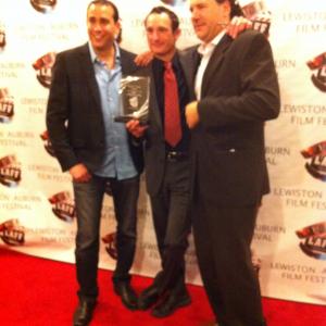 Producers Ronnie Khalil Monroe Mann and John E Seymore at You Cant Kill Stephen King Premiere at LAFF Winner of Audience Award for Feature Film 2012