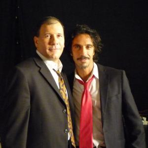 On Set, June 2011: John E Seymore and Carlos Leon