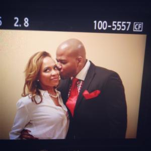 Pastor and First Lady on the set of #MirrorMirror Short Film! Coming Soon W/Actor Vincent Ward