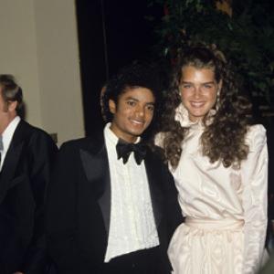 Michael Jackson and Brooke Shields circa 1980