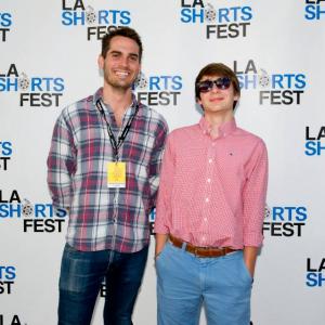 Jim Cummings and Grant Amann at the LA Shorts Fest screening of Confusion Through Sand
