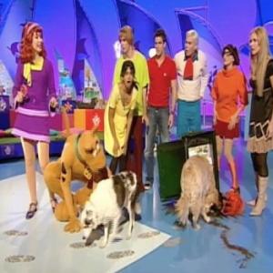 BLUE PETER  playing Daphne Blake with the Scooby Doo Gang