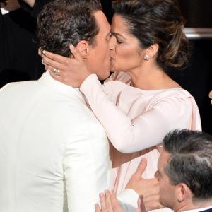 Matthew McConaughey and Camila Alves at event of The Oscars 2014