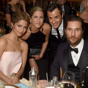 Jennifer Aniston Matthew McConaughey Justin Theroux and Camila Alves