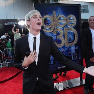 Riker on the red carpet for the Glee 3D Movie premiere.