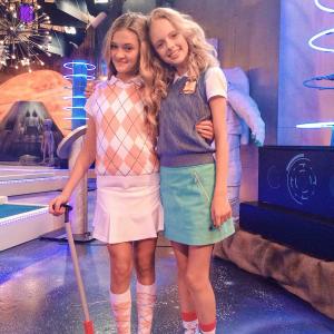 Jessica Belkin and Lizzy Greene in Nicky Ricky Dicky  DawnEpisode QuaddyShackDirEric Dean Seaton