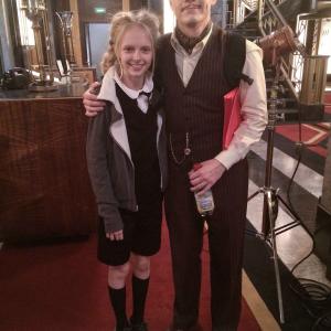 Jessica Belkin and Evan Peters in American Horror Story: Hotel/Season 5
