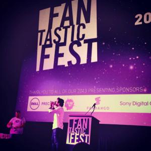 Isaac Ezban winning Best Project Presentation at Fantastic Market / Fantastic Fest for the pitch of THE INCIDENT, 2 weeks before the shooting. Jury was conformed by Elijah Wood, Robert Rodríguez, Tim League and Harry Knowles.September 2013, Fantastic Fest