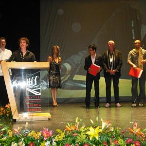 Isaac Ezban winnig special mention for his short film EL SECRETO DE MARTIN CORDIANI at the Morelia International Film Festival 2009