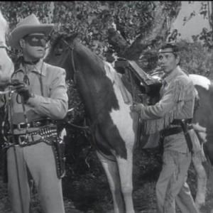 Still of Clayton Moore and Jay Silverheels in The Lone Ranger (1949)