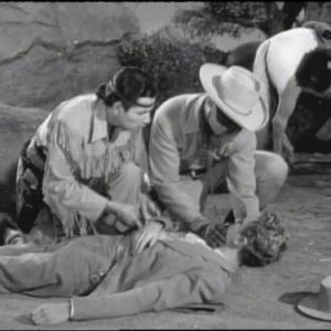 Still of John Hart and Jay Silverheels in The Lone Ranger 1949