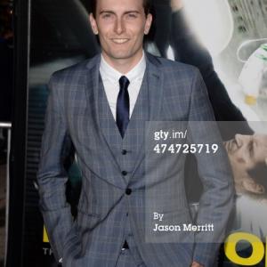 WESTWOOD, CA - FEBRUARY 24: Actor Cameron Moir attends the premiere of Universal Pictures and Studiocanal's 'Non-Stop' at the Regency Village Theatre on February 24, 2014 in Westwood, California.