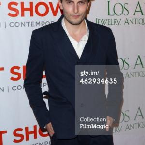 LOS ANGELES CA  JANUARY 15 Actor Cameron Moir attends the 2014 LA Art Show opening night premiere party at the Los Angeles Convention Center on January 15 2014 in Los Angeles California